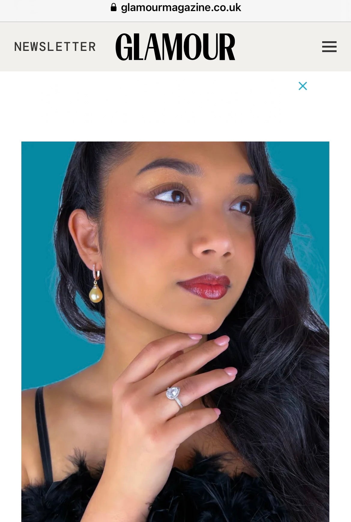 Golden South Sea Pearl earrings