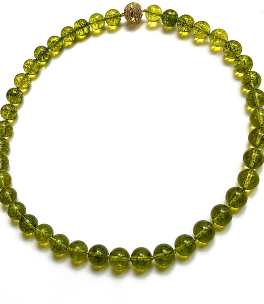 Peridot necklace