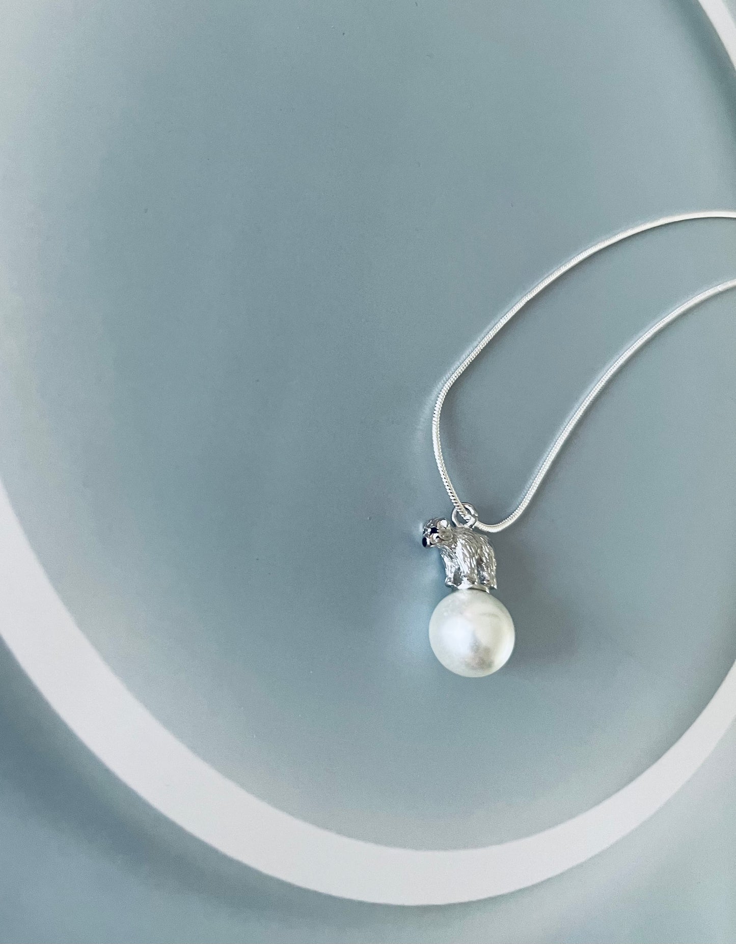 Ice bear pendant
