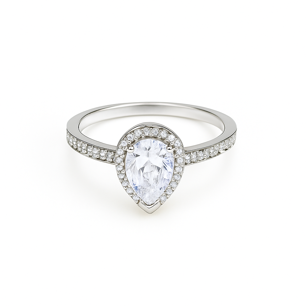 Diamond drop ring