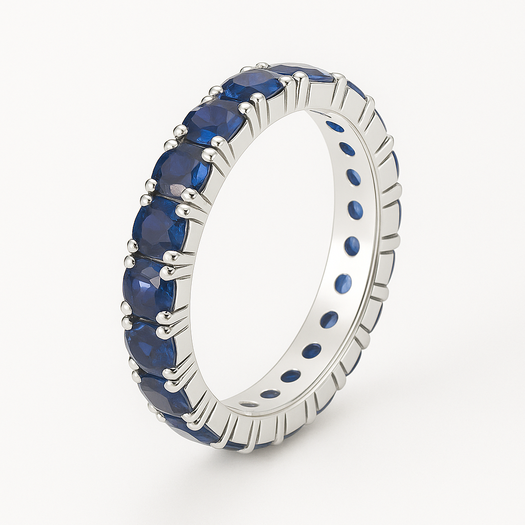 Alliance ring white Sapphire
