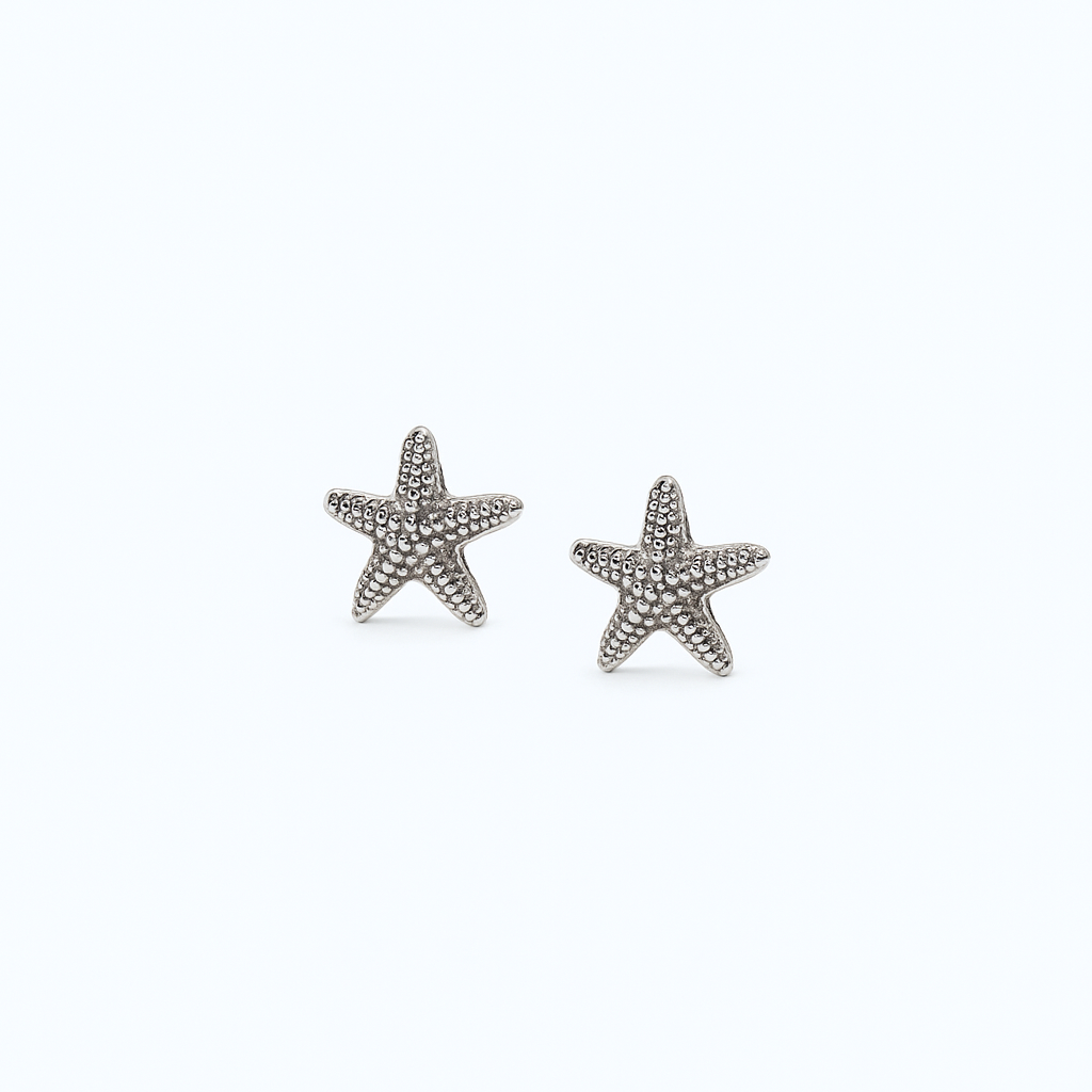 Small starfish earrings