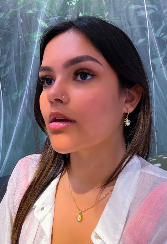 Spider earrings
