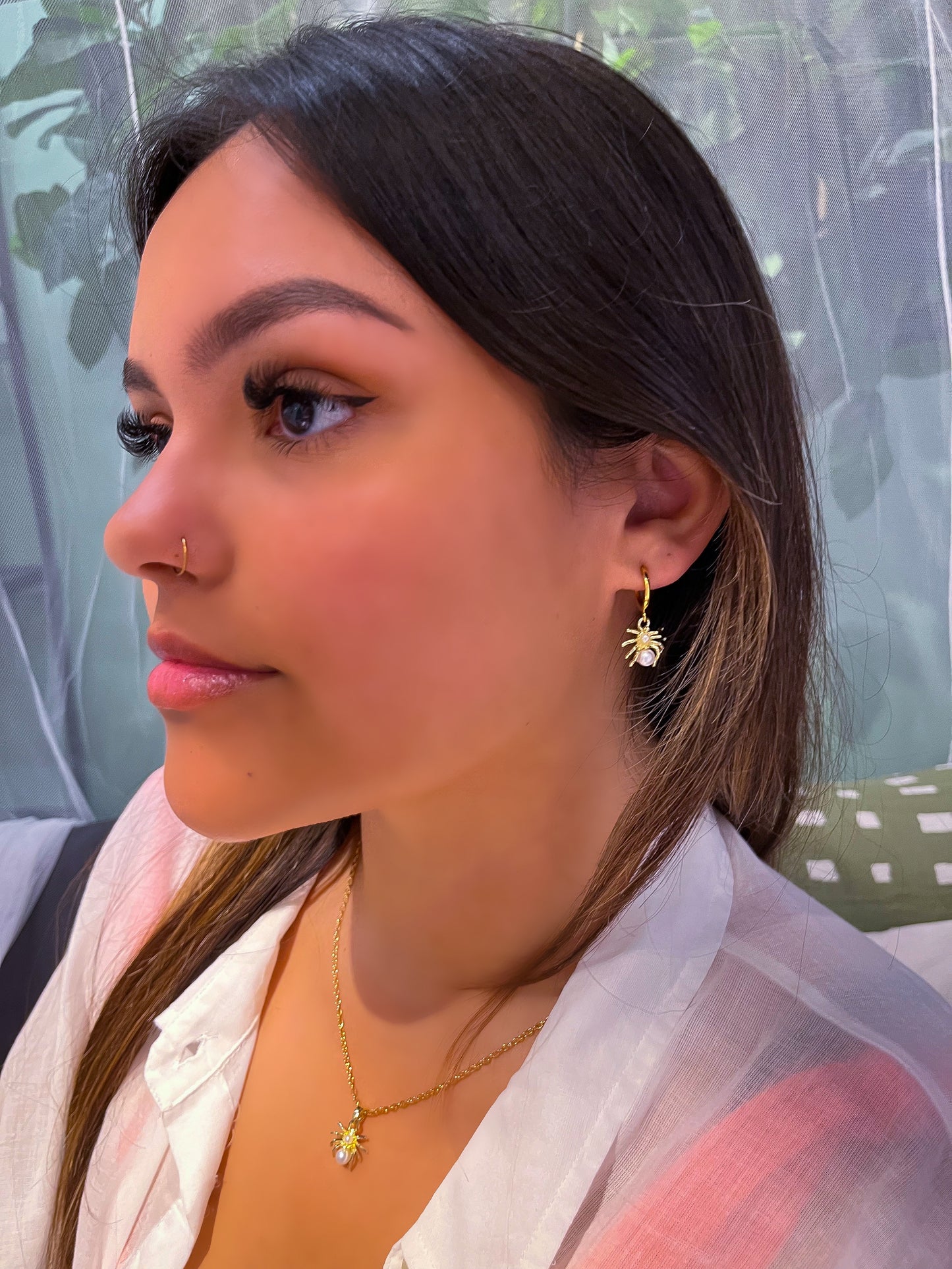 Spider earrings