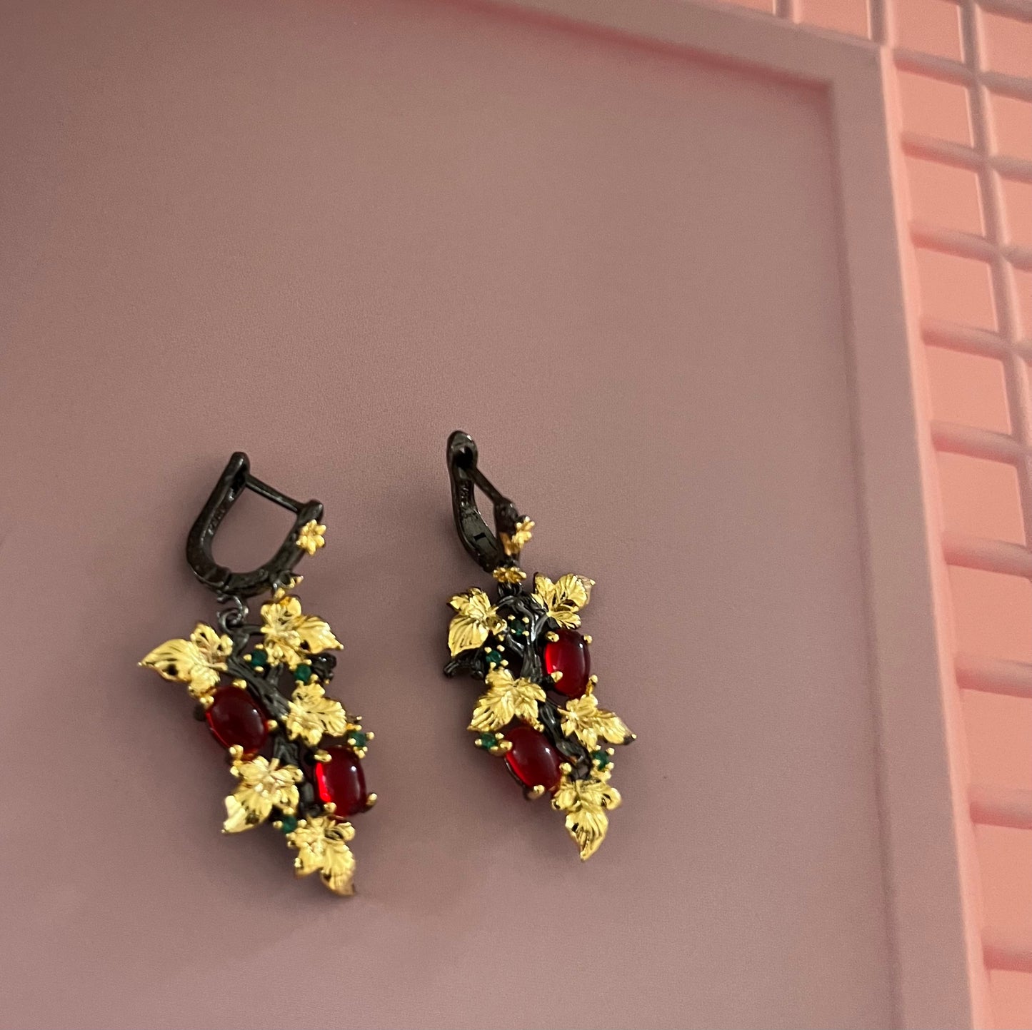 Flower earrings