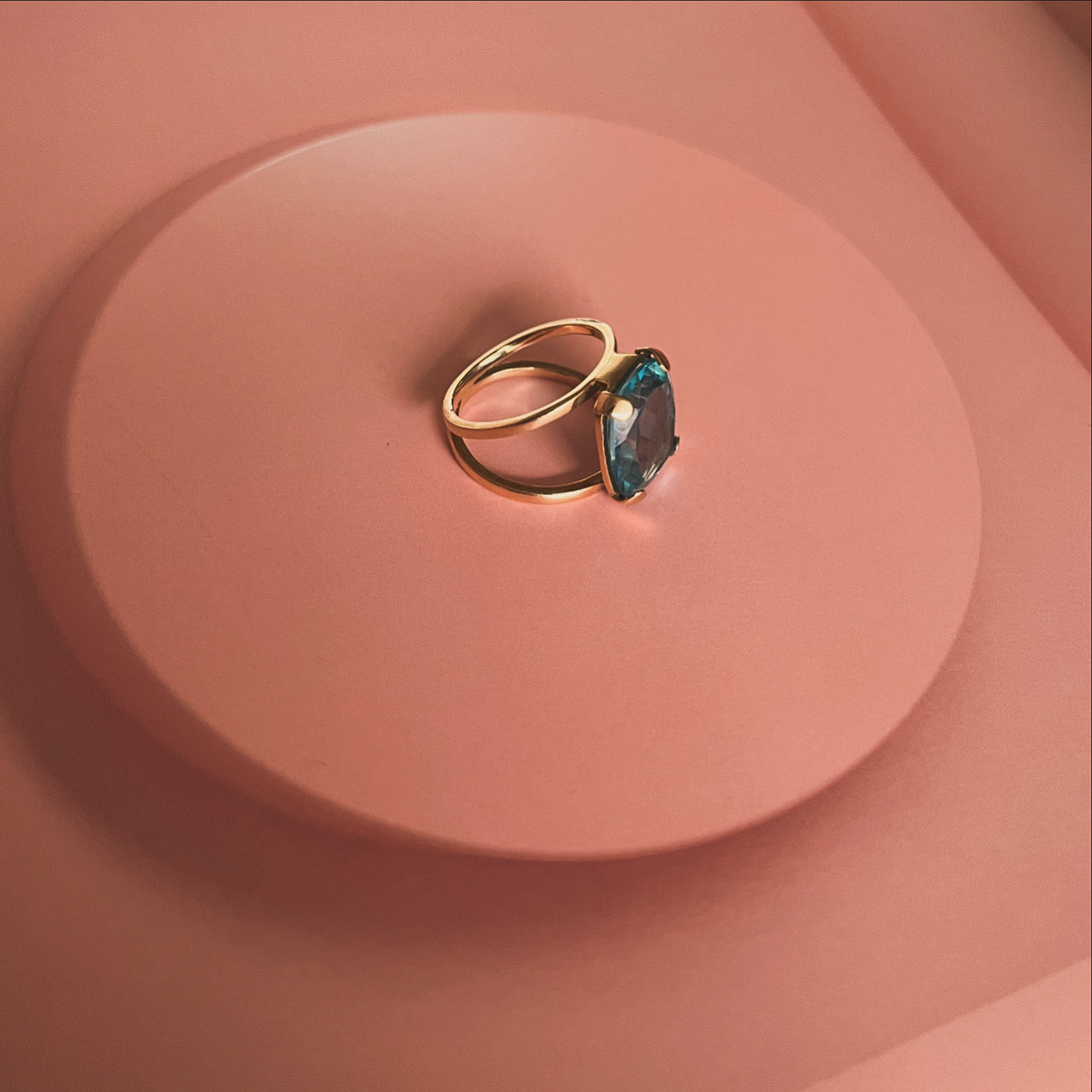 Teal blue Topaz