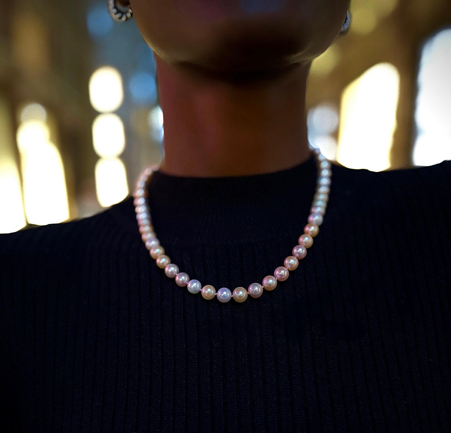 Multi color freshwater pearls 8mm