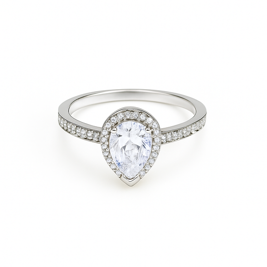 Diamond drop ring