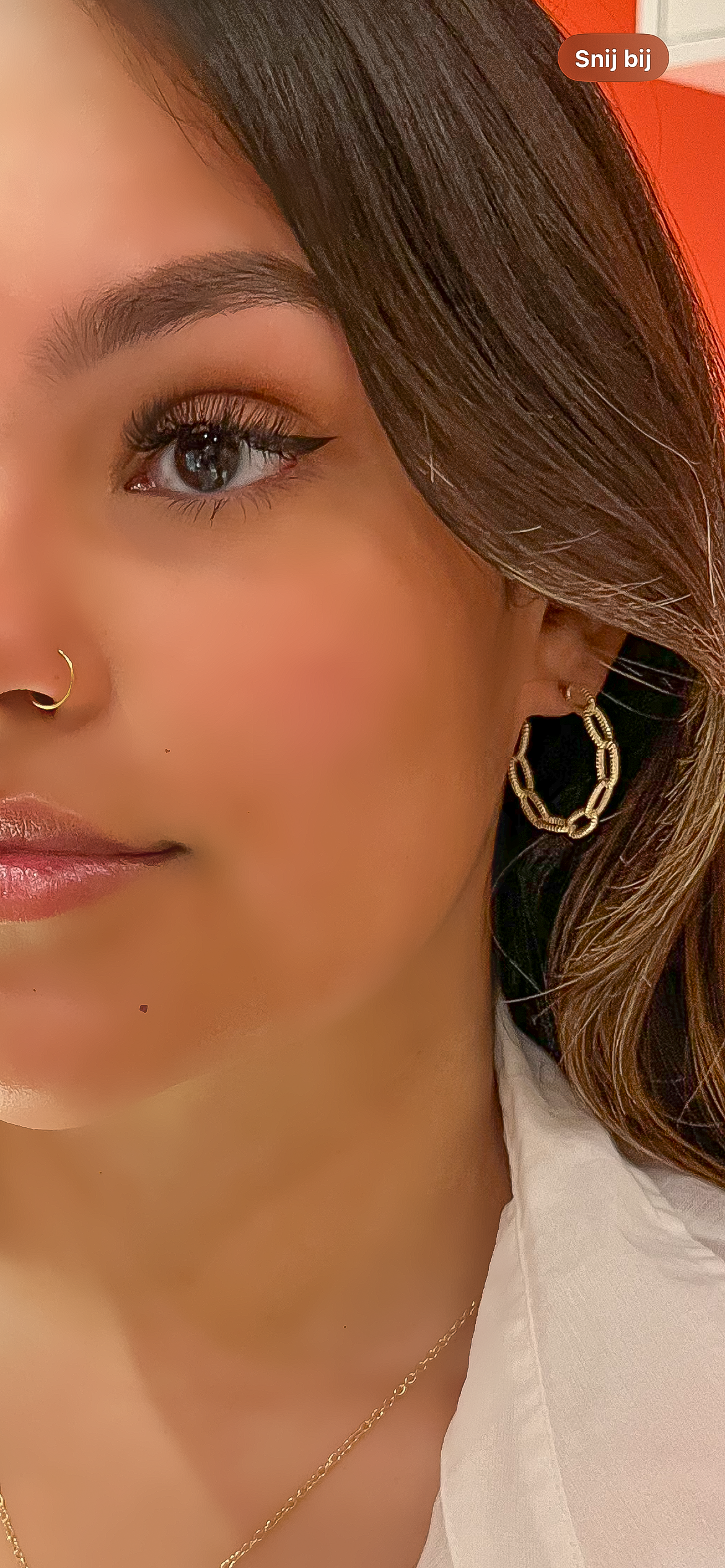 Chain hoops gold