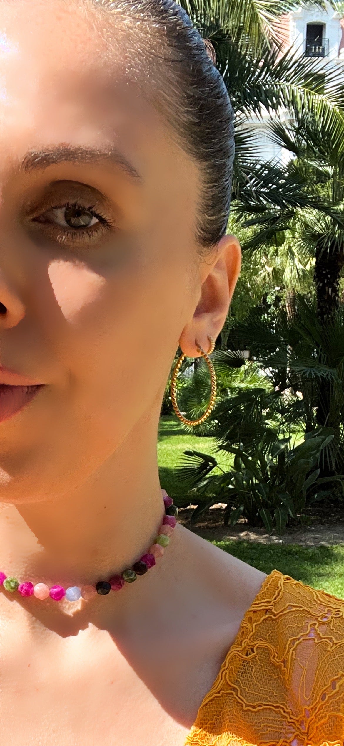 Boucles d'oreilles torsadées