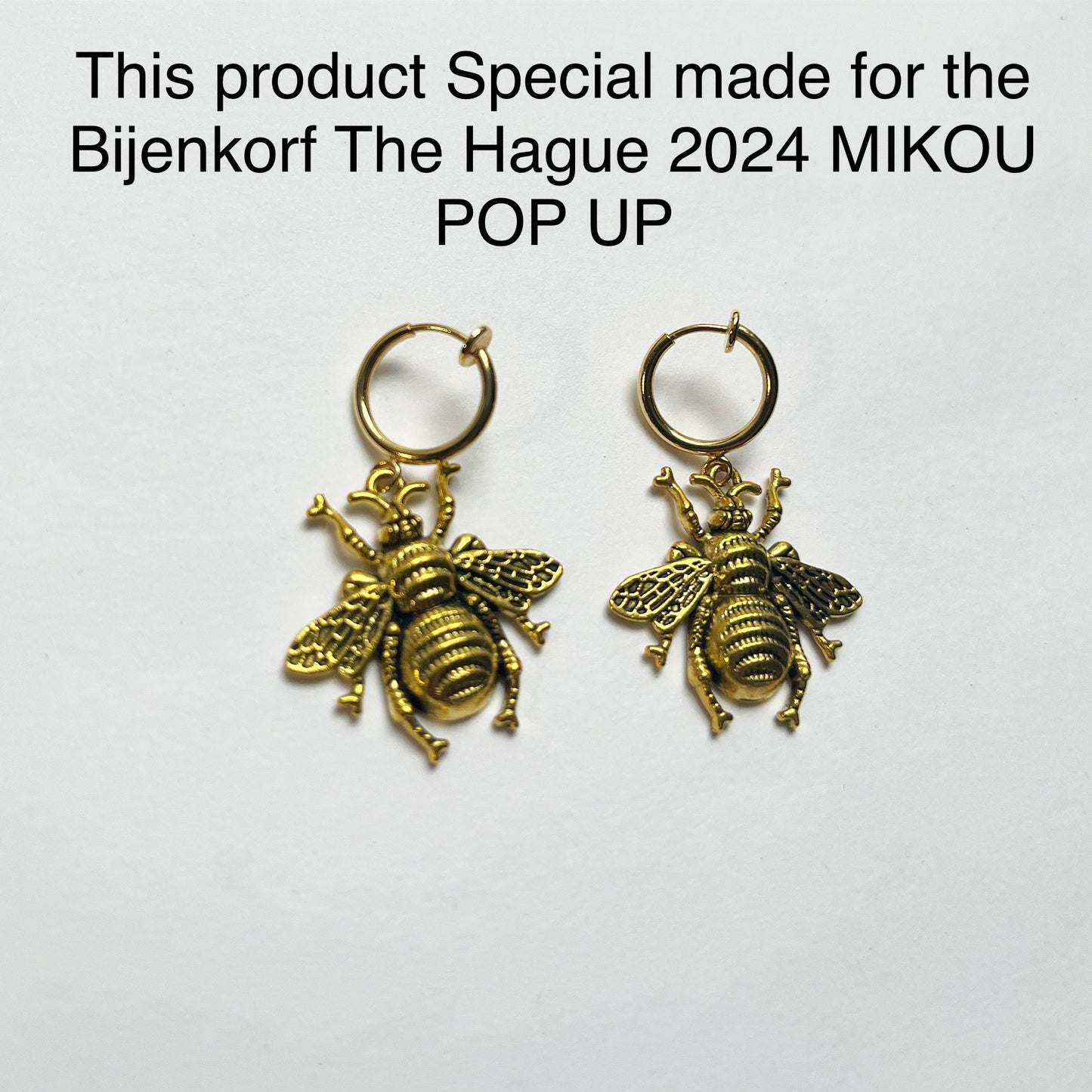 Honeybee golden earrings