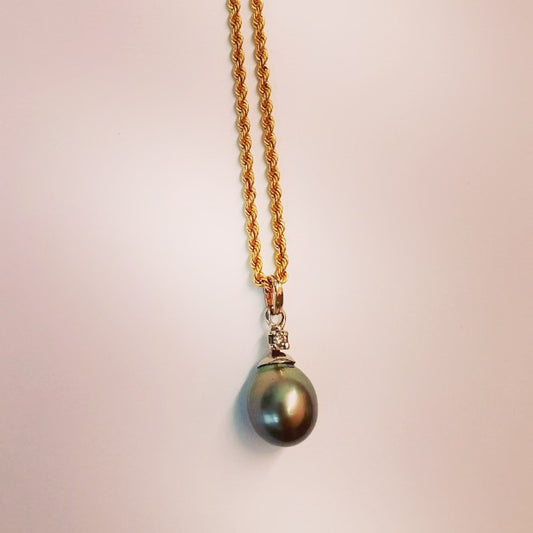 Pendentif perle de Tahiti
