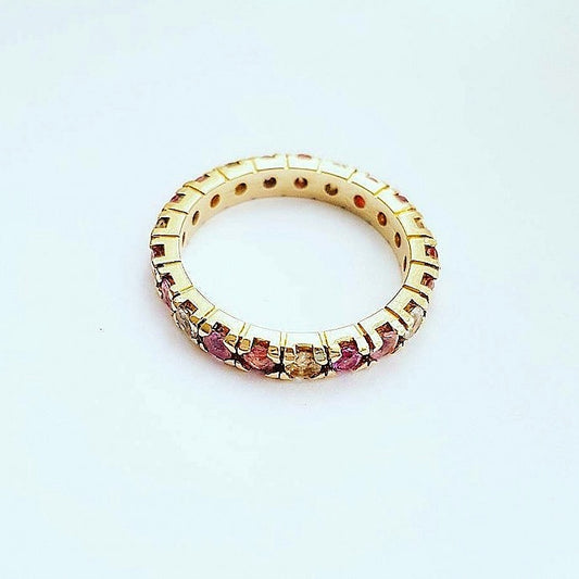 Alliance ring sapphire pink